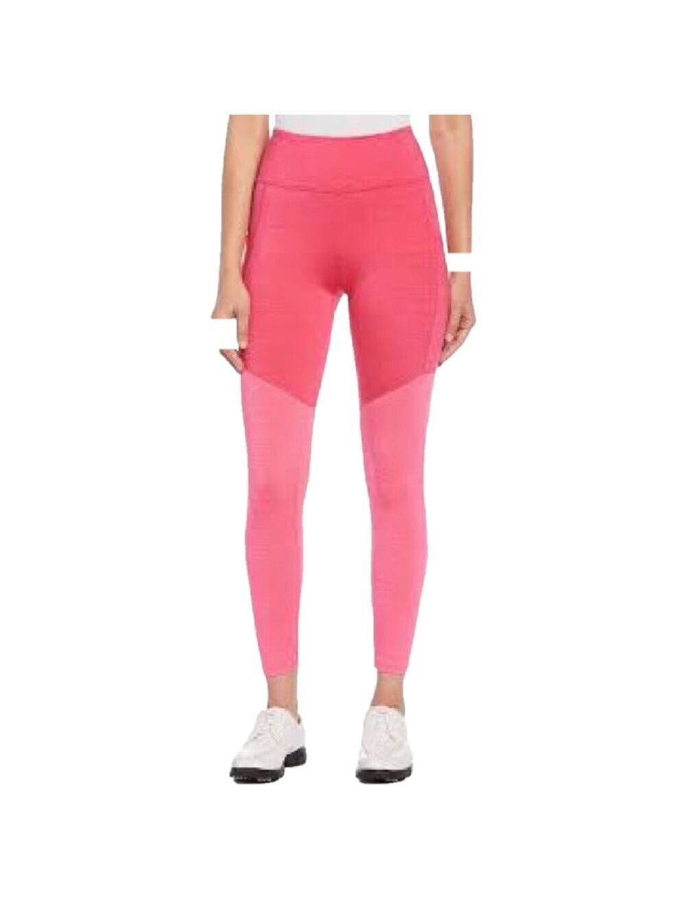 PGA TOUR WOMEN’S PINK GOLF LEGGINGS SZ LARGE